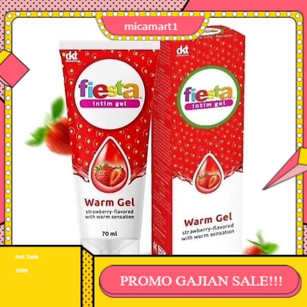 Karena kamu spesial, kami kasih harga spesial ;) Fiesta Warm Gel Strawbery 70ml * dw *