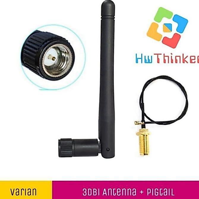 ANTENNA ANTENA WIFI+PIGTAIL UNTUK MODUL ESP32 NRF24L01 3DBI 5DBI 8DBI
