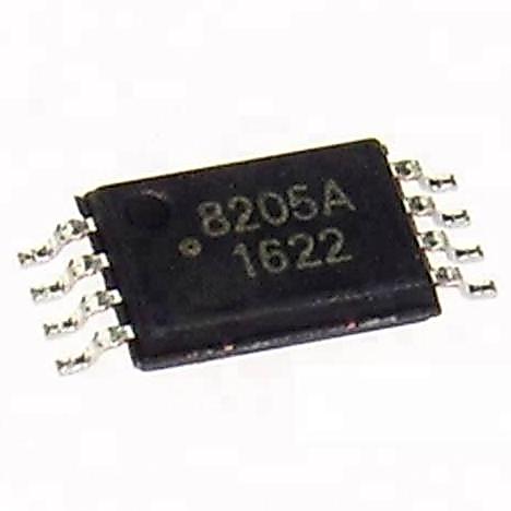 FS8205A TSSOP-8 8205A FS8205 DUAL N-CHANNEL MOSFET IC SMD 6A 20V LI ION KOMPONEN FET SE27
