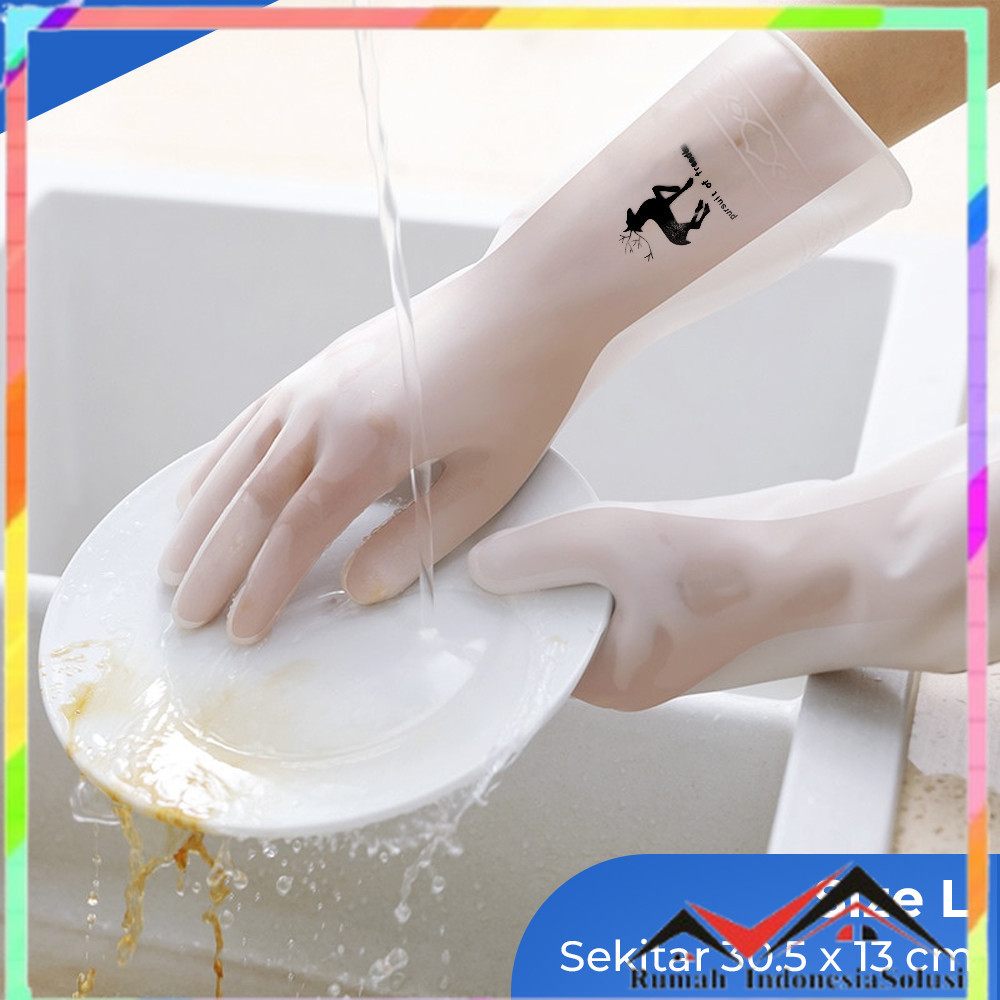 

- YONGHE Xieshou Sarung Tangan Karet Cuci Piring Cleaning Gloves - ST001 -