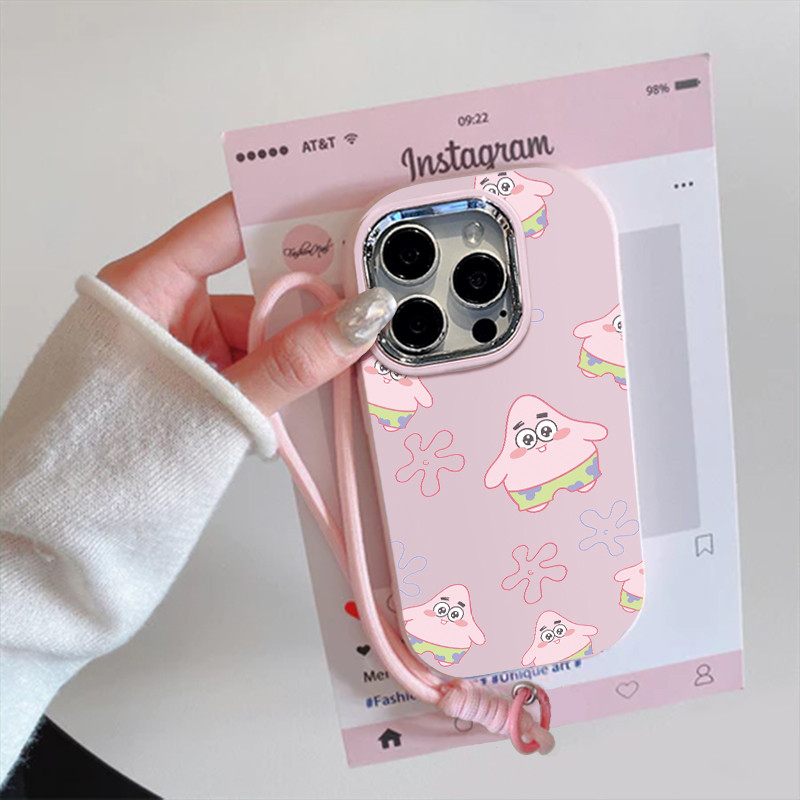 Case+gelang Aesthetic Lucu Pink case hp INFINIX 9Play HOT8/9 30Play 30 SPARK 20Play TECNO CAMON Note