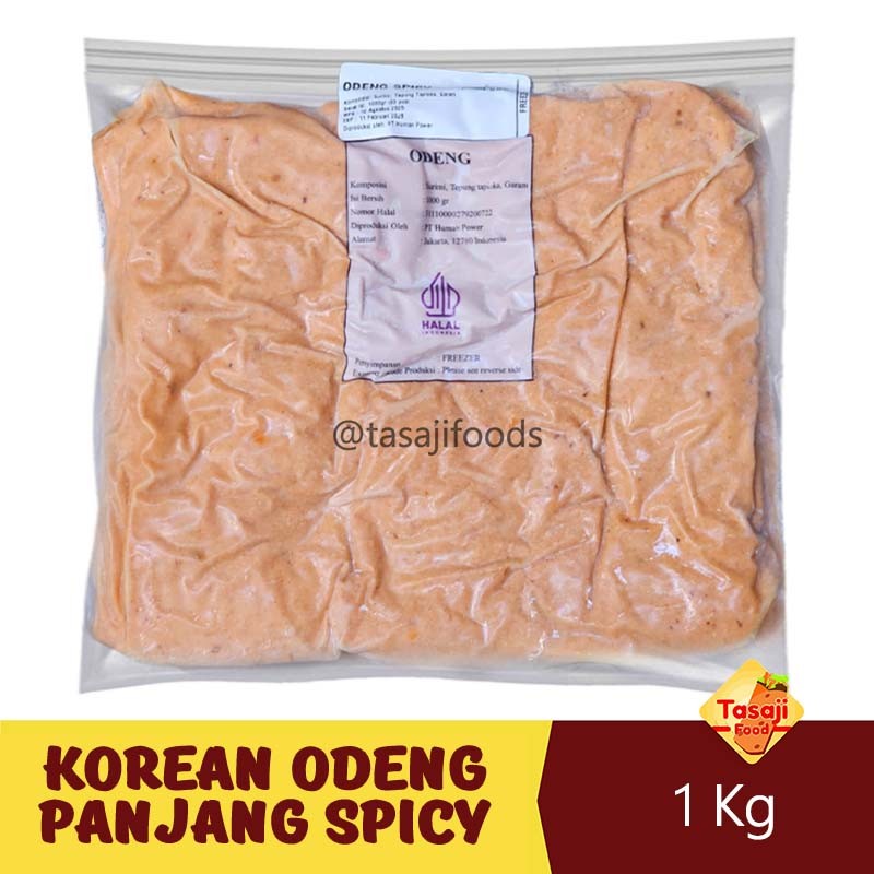 

Korean Odeng Kotak Panjang Spicy 1 Kg Kue Ikan Curah