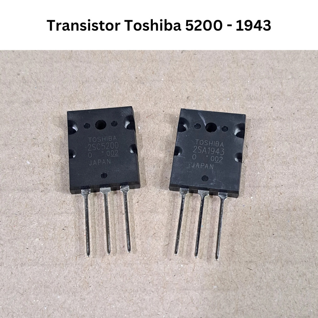 Transistor Toshiba 5200 1943 2SC5200 / 2SA1943