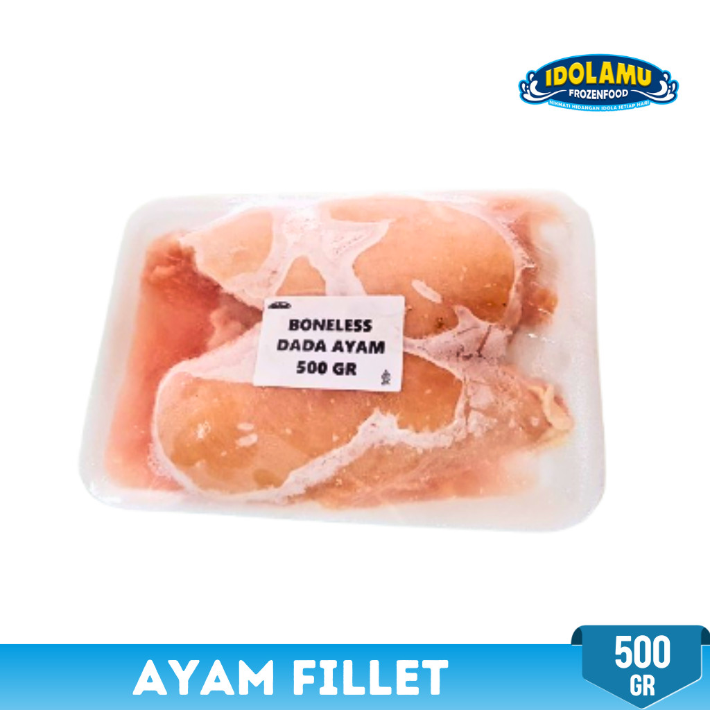 

Idolameat Boneless Dada Ayam Fillet Ayam Tanpa Tulang 500 Gr