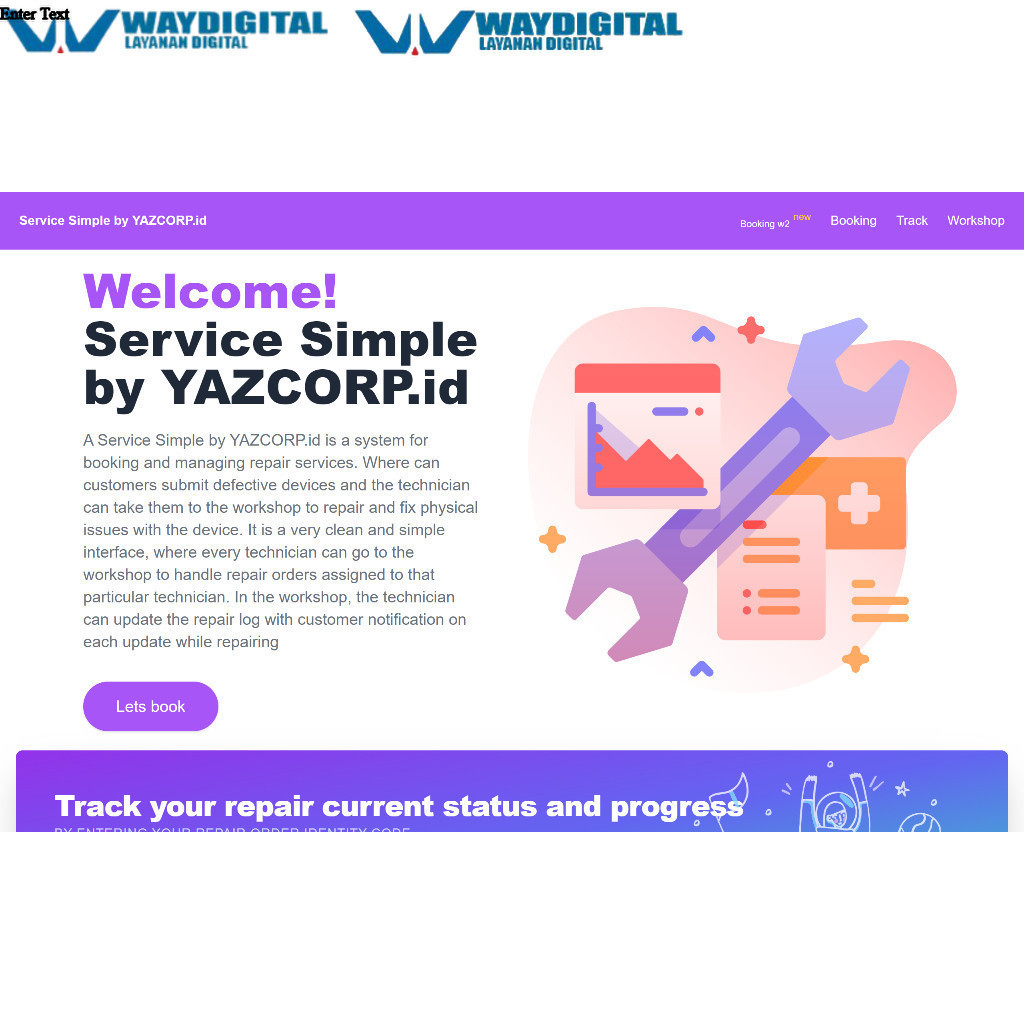 Software Service HP Dilengkapi Web Lacak Status Pesanan Service Handphone, Service Komputer, Service