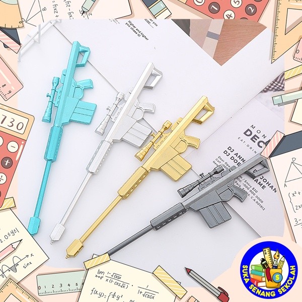 

SELUSIN Pulpen Pistol / Pena Senapan Keren S0230