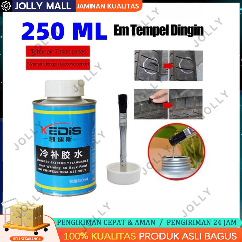 250 ML Lem Tambal Ban Lem Perbaikan Ban Lem Ban Hitam Roda Kendaraan - Lem Ban Roda Kendaraan Car
