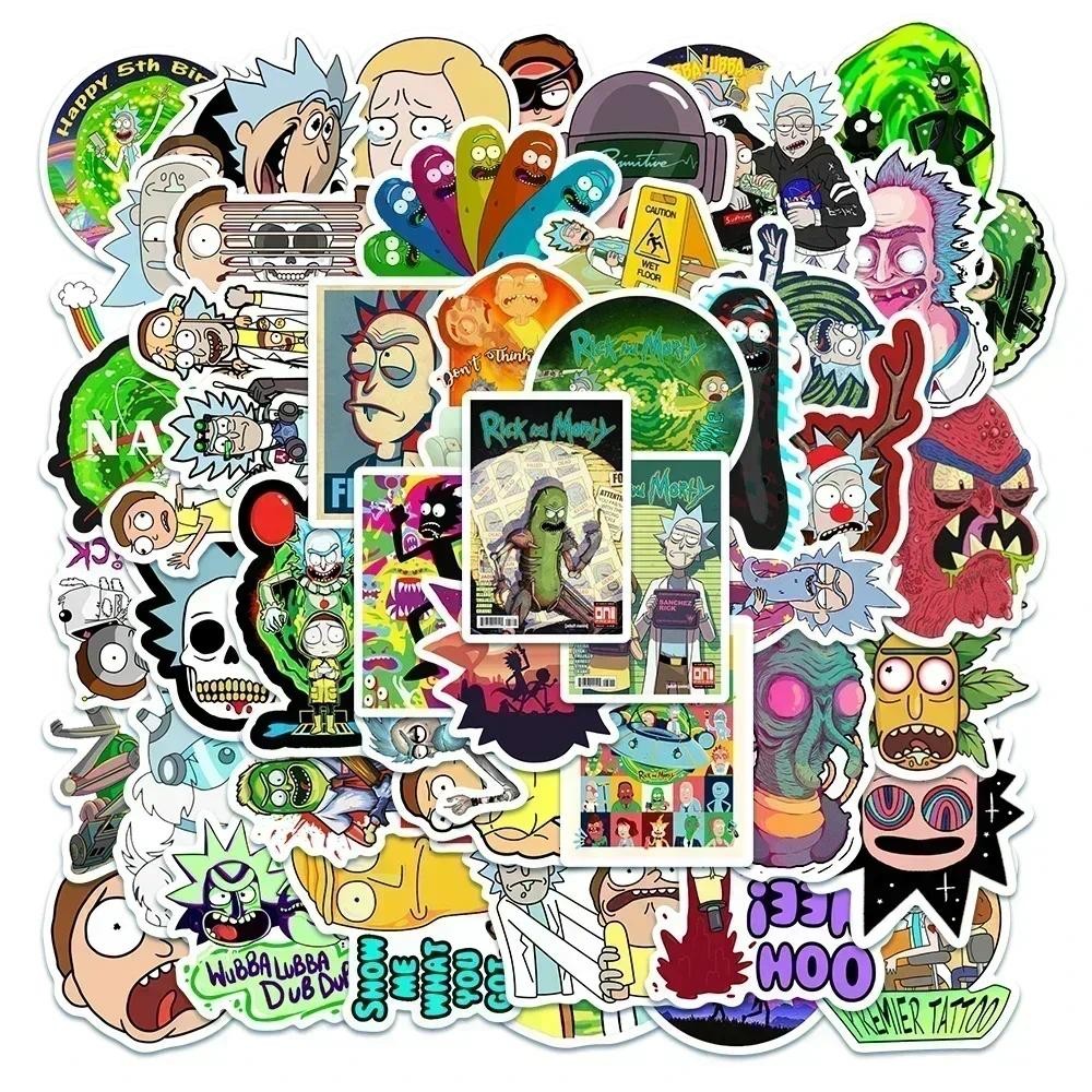

50pcs Kawaii Cartoon Stickers Anime Cartoon Graffiti Decals for Skateboard Suitcase Phone Waterproof Decal Kid Surprise Toy Gift