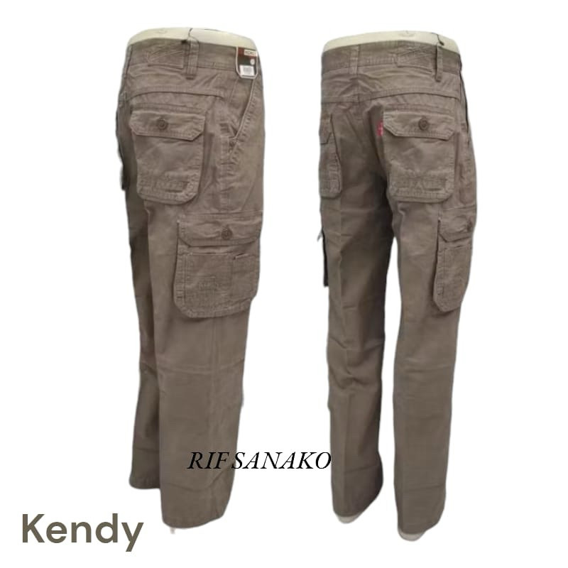 [KENDY CARGO ORIGINAL] Celana panjang cargo Kendy original /celana gunung banyak saku
