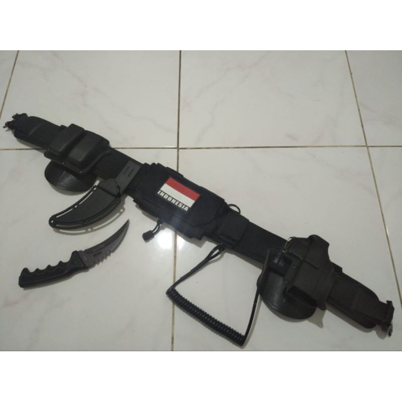 Kopel Set Tactical TNI/Polri Lengkap Dengan Pisau