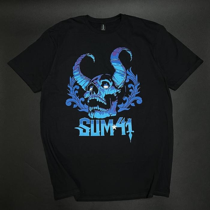 (COD) Kaos Sum 41 Official - Blue Demon (Back Print) - L