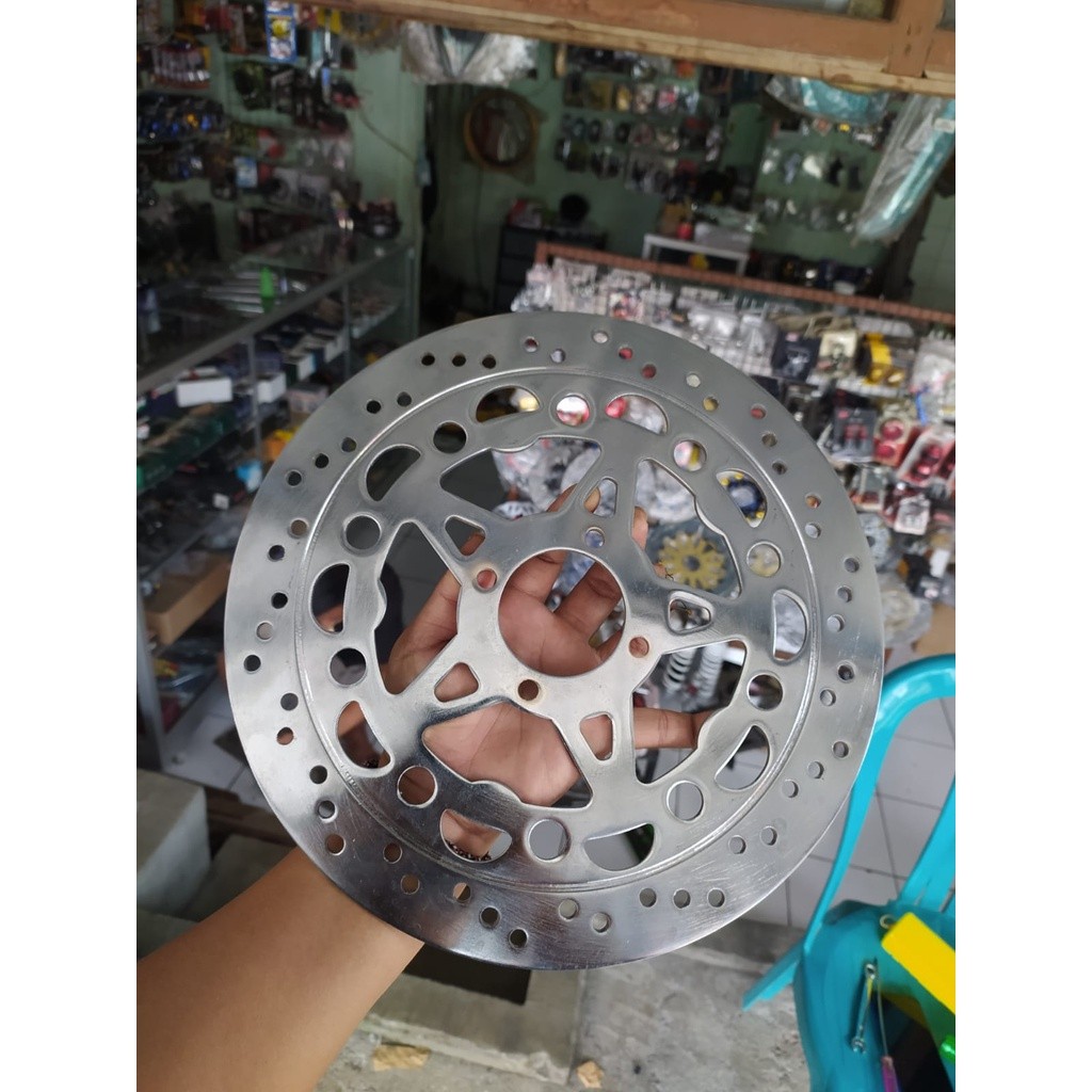 piringan disk cakram 300mm yamaha honda 4 jupiter f1zr fizr vega revo not floating psm ktc moto1 tdr