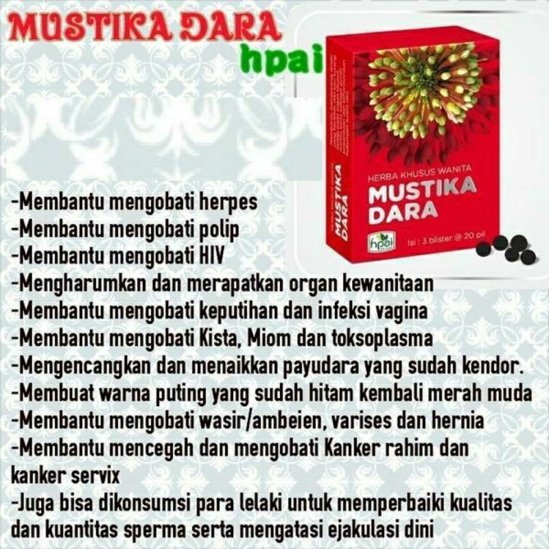 MUSTIKA/MAHKOTA DARA HNI