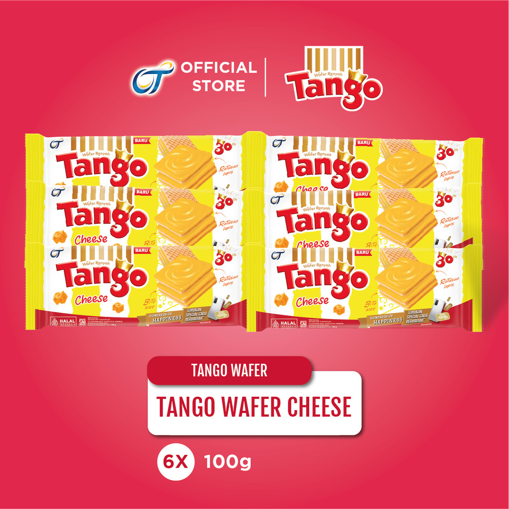 

Tango Wafer Cheese 100Gr - [Isi 6 pcs]