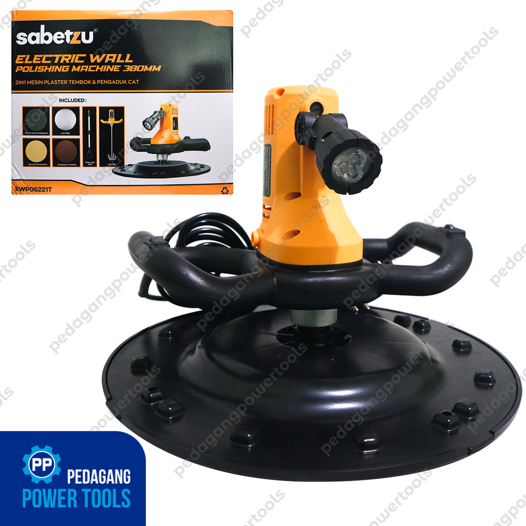 

SABETZU EWP06221T Mesin Pengaduk Cat Semen Alat Perata Plester Acian Poles Dinding Tembok Lantai