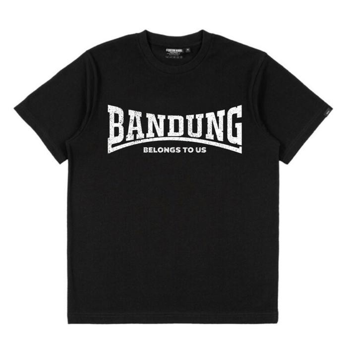 (COD) Tshirt BBTU - BANDUNG BELONG TO US - Heavy weight Cotton 24s Tebal baju distro kaos pria wanit