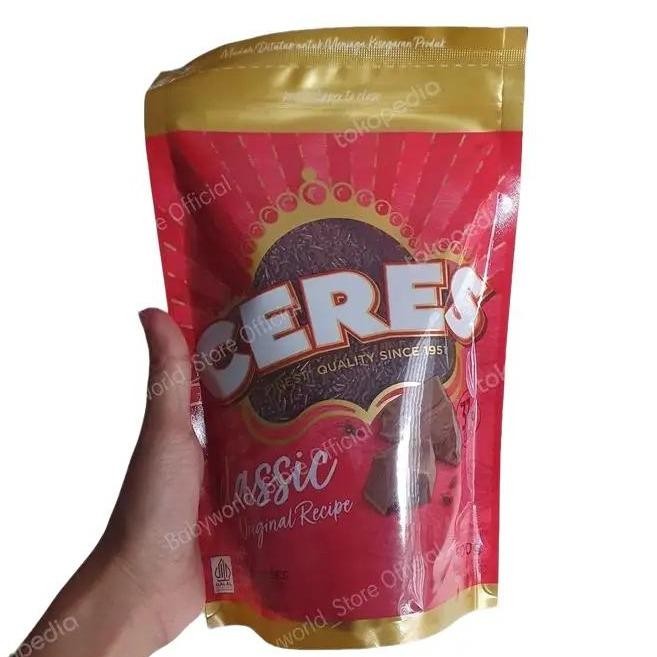 

Ceres Classic Merah Coklat Tabur Meses Ukuran Jumbo Hagelstag Zip 500gr