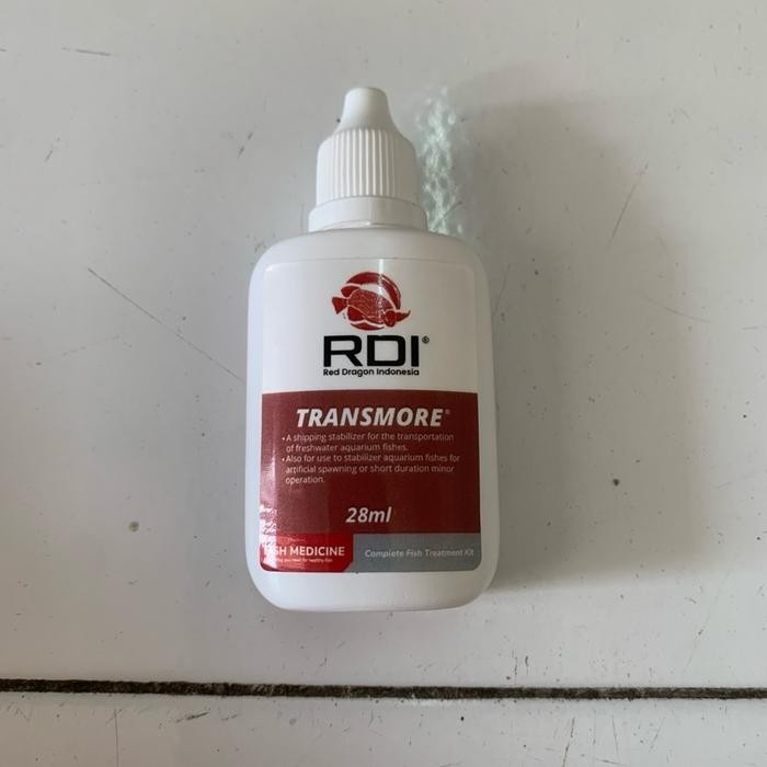 aquarium obat ikan RDI TRANSMORE STABILIZER 28 ML/operasi ikan arwana RED DRAGON INDONESIA