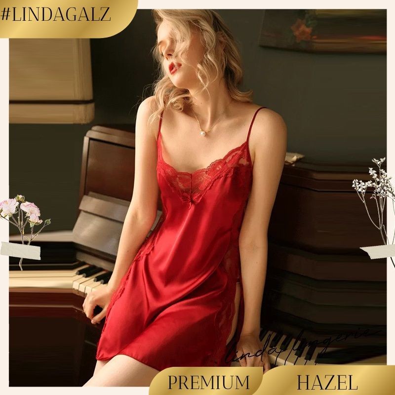 LindaGalz HAZEL Sexy Lingerie Jumbo Big Size Baju Tidur Sexy 1744 Baju Haram Wanita Lingerie Wanita 