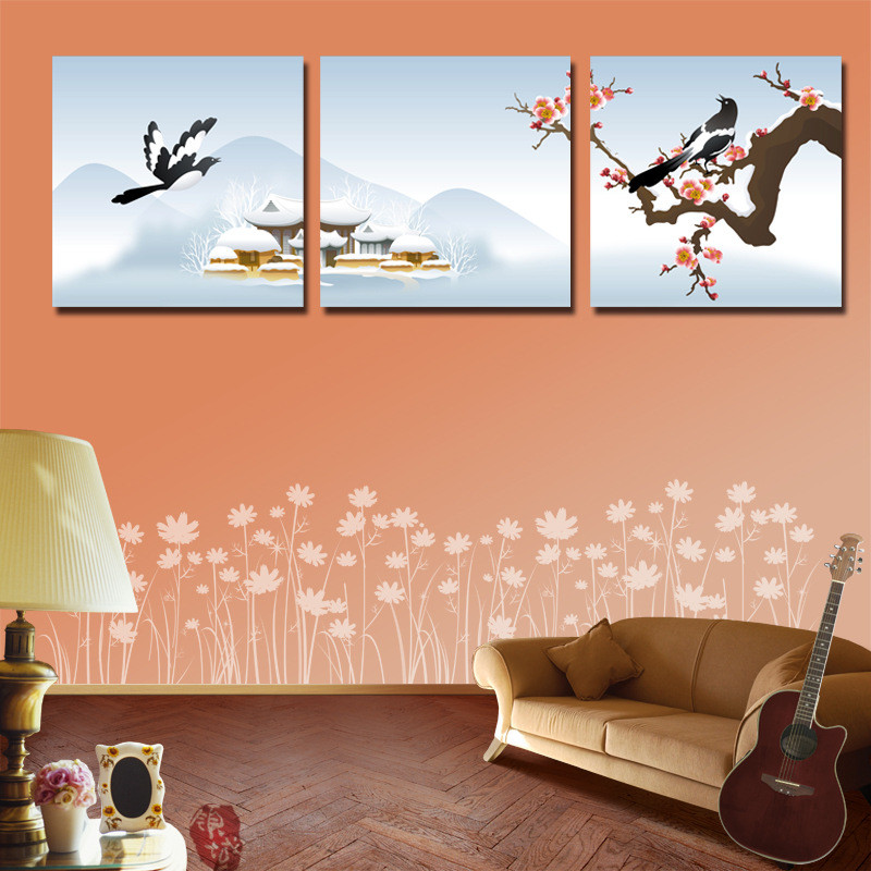 

Decorative painting, wall painting, living room oil painting W2DI6111-1-3