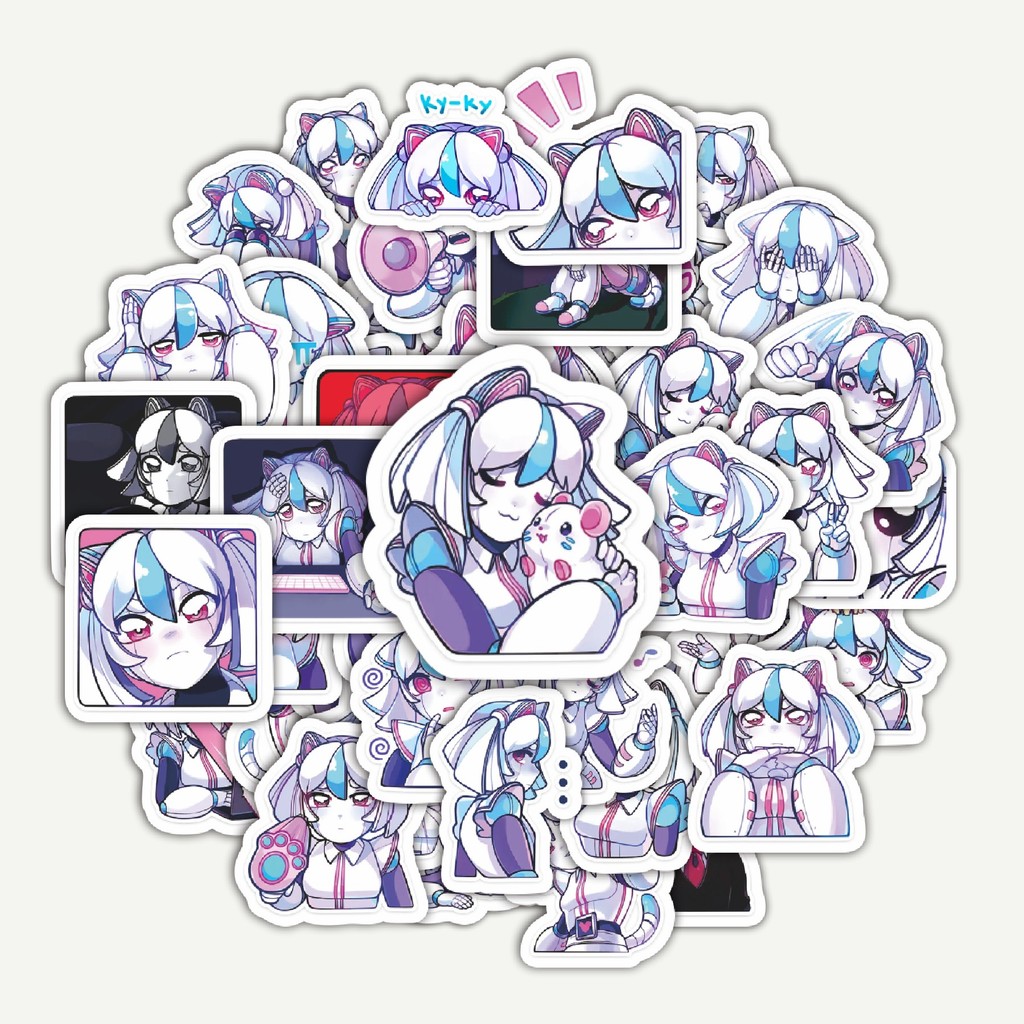 

Sticker Pack Funny Character Krita The Robochi | Sticker TUMBLR | Stiker LAPTOP KOPER HELM