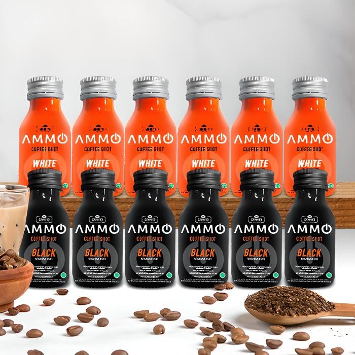 

[PROMO!!!] Gambino Coffee Pack of 12 Bottles Ammo 60ml - Mix