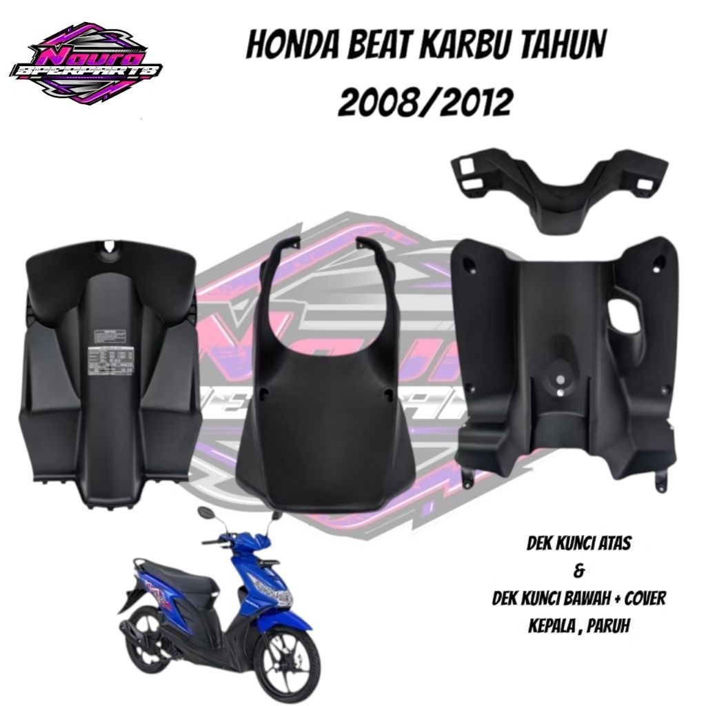 Paket Body Kasar Beat Karbu 2008-2012 / Paketan Cover Body Kasar Beat Karbu Old 2008-2012 / Paket Bo