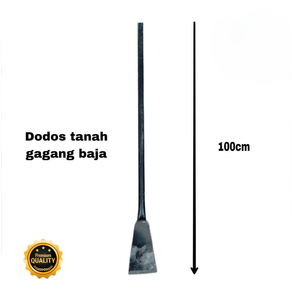 Linggis Dodos Baja Tebal 100-120 Cm /Dodos Tanah/Linggis Baja berkualitas