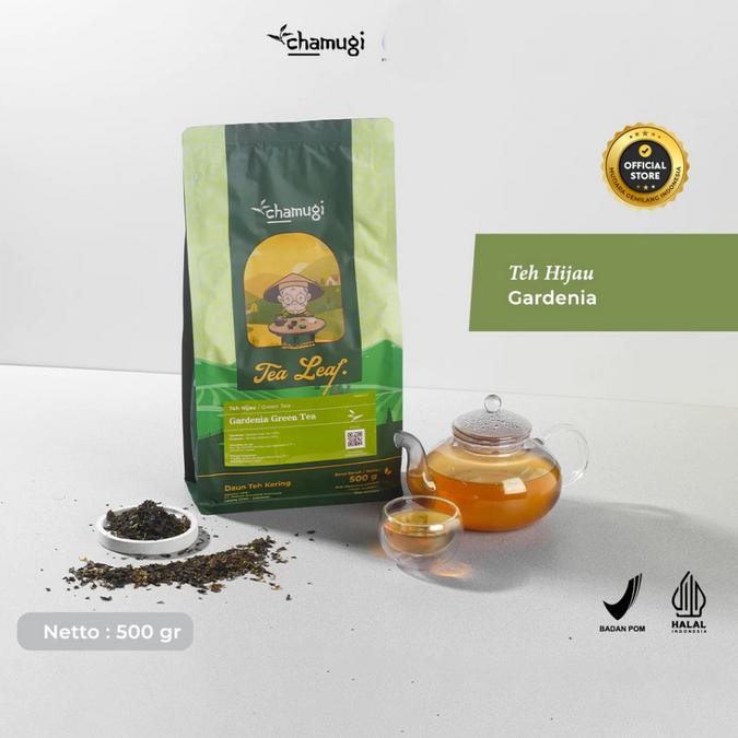

PROMO! Chamugi Teh Hijau Gardenia Green Tea Daun Teh Kering Herbal Bunga – 500gr Halal BPOM Cafe Resto Premium Chagee Tianlala Momoyo Mixue Bingxue