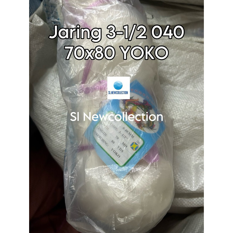 JARING IKAN SENAR 040-70x80 YOKO / JARING IKAN 0.40 / JARING IKAN COD / JARING PUKAT SENAR