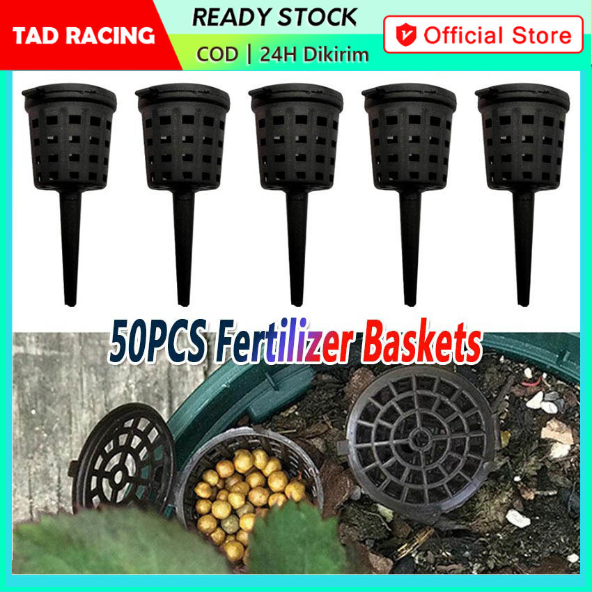 50Pcs tempat pupuk dekastar bonsai keranjang pupuk pot pupuk