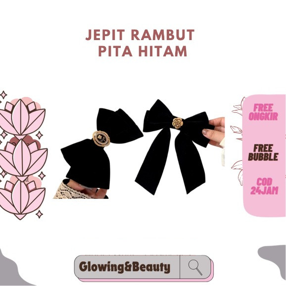 JEPIT RAMBUT PITA HITAM