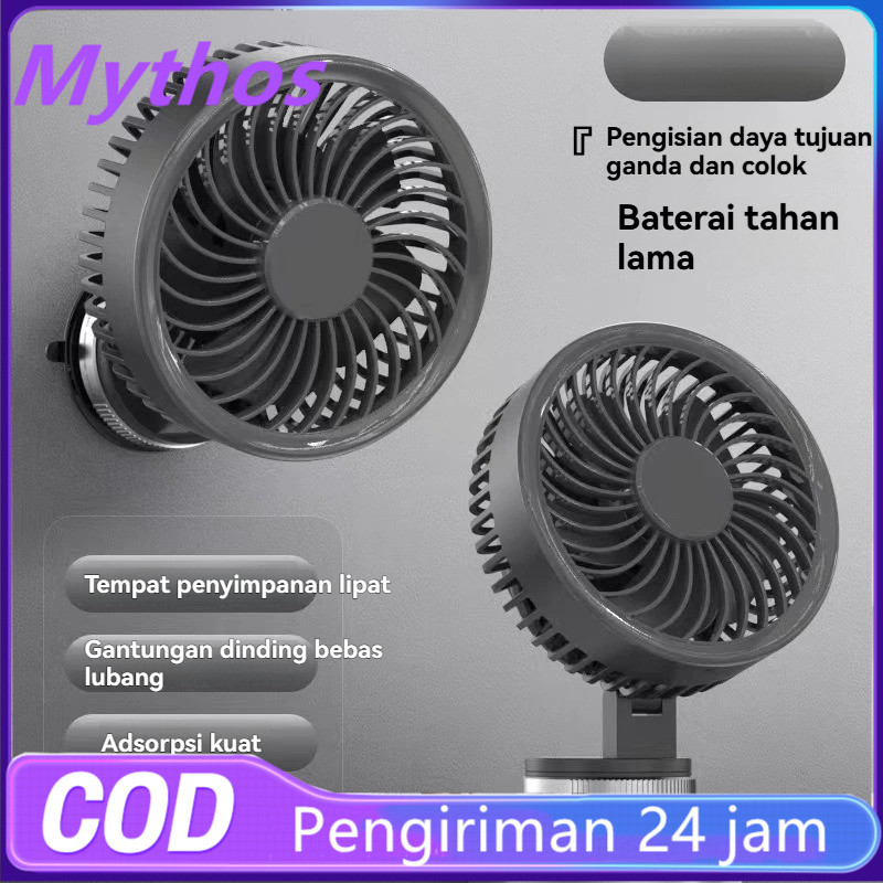 Kipas Penyimpanan USB Fan Kipas Angin Portable Cas Tidak Berisik Putar 90 Kipas Desktop Yang Terpasa