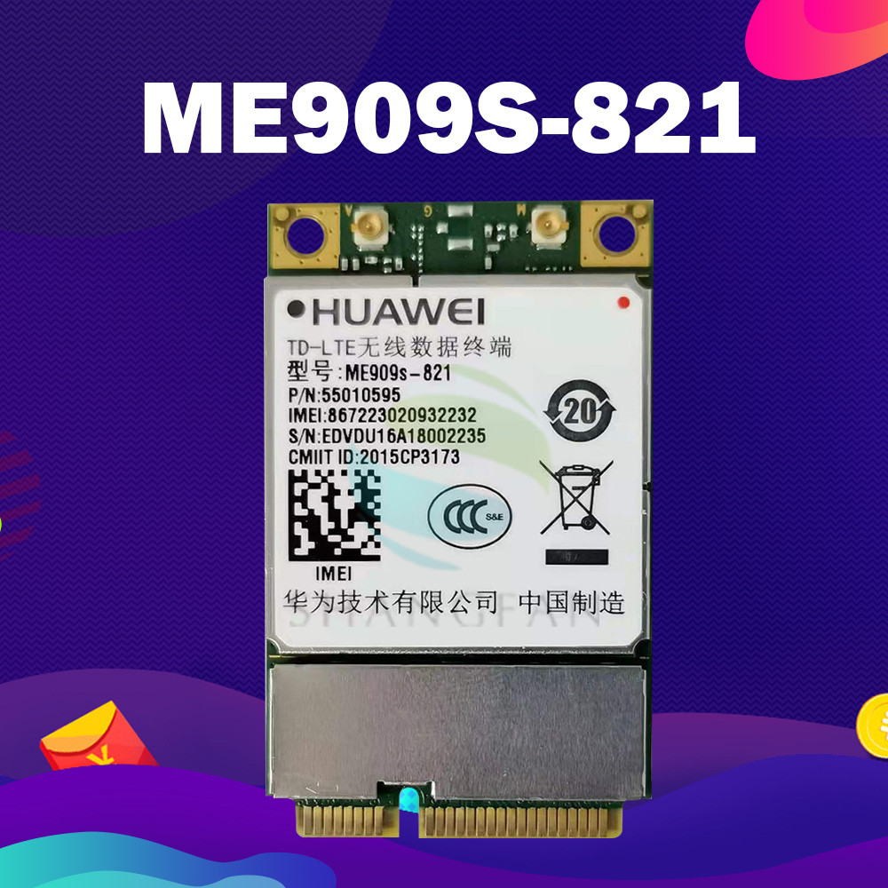 3G 4G WLAN CARD ME909s-821 4g module Mini pcie Full Network Module used condition