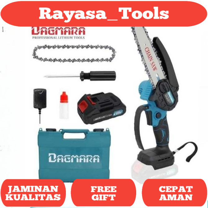 Dagmara Mini Chainsaw,6 Inch Portable Electric Chainsaw Cordless,2023 Upgrade Small Handheld Chain s