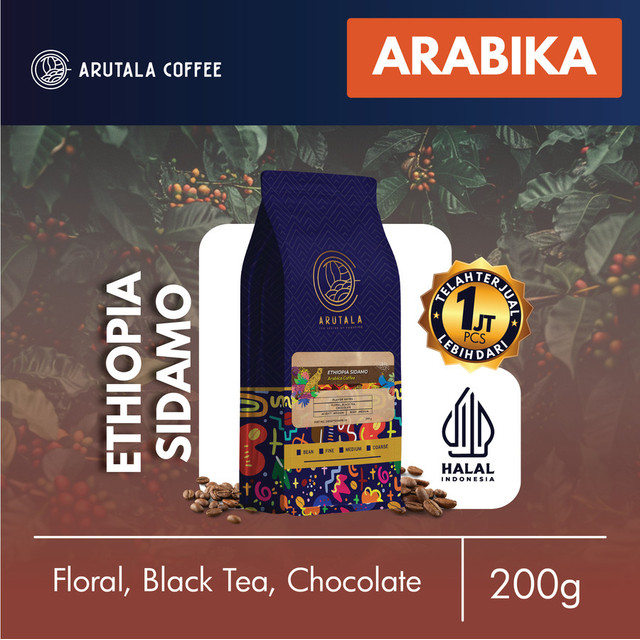 

Arutala - Arabika Ethiopia Sidamo 200 gramby bonis