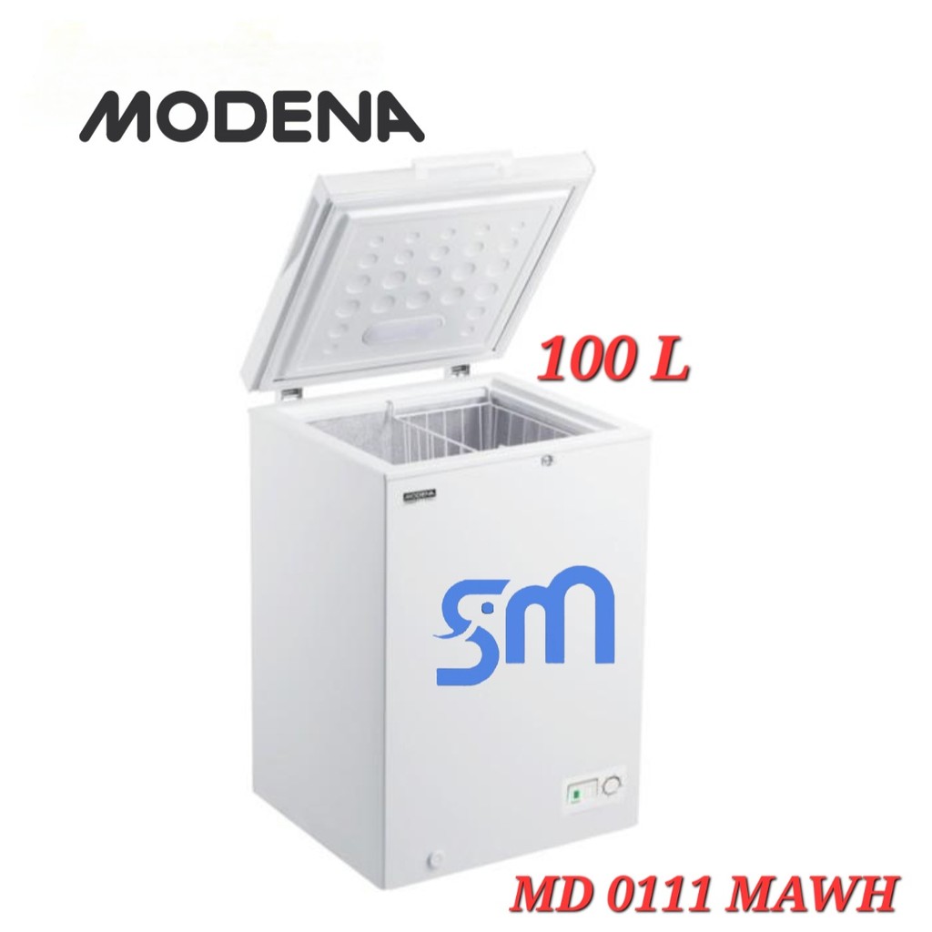 Chest Freezer Modena MD-0111 MAWH 100 Liter MD0111MAWH Freezer Box MD0111