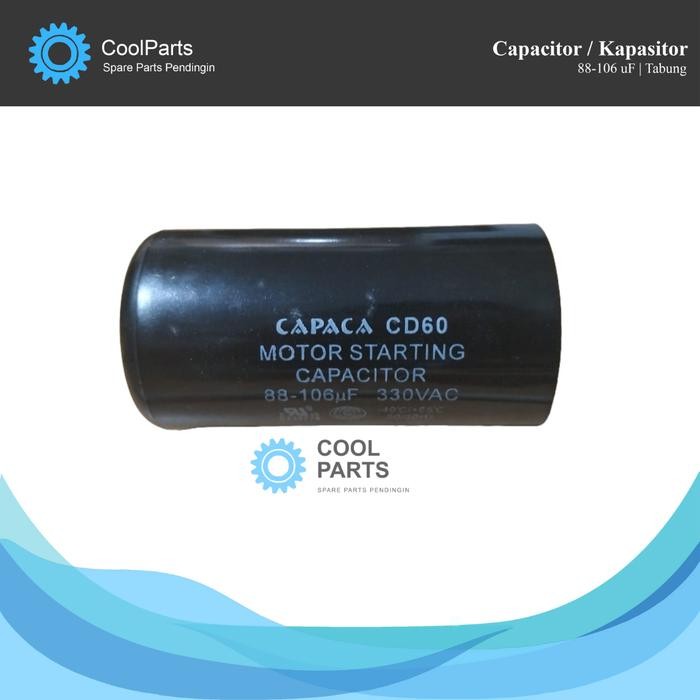 Kapasitor Starting / Capacitor Kulkas 88-106 uF