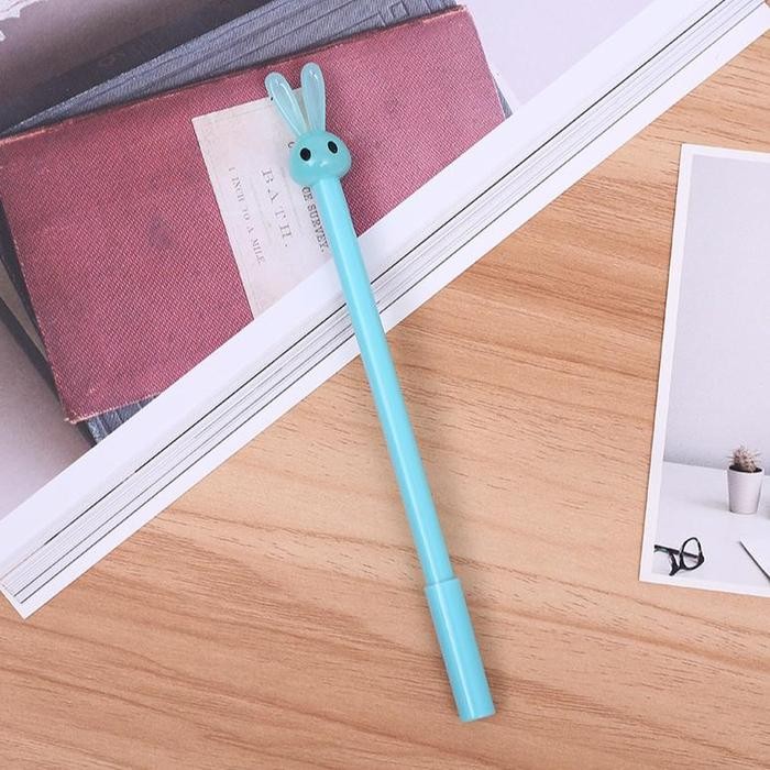 

BISA COD S6073 Pena Bentuk Karakter Kepala Kelinci / Bolpen Karakter Kelinci Lucu Unik / Pulpen Karakter Gel Imut / Pulpen Gel Pena Alat Stationery Tulis - Hitam