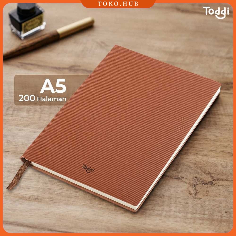 

Toddi Buku Jurnal Leather Notebook Diary 68GSM 200 Halaman Grid - TD101