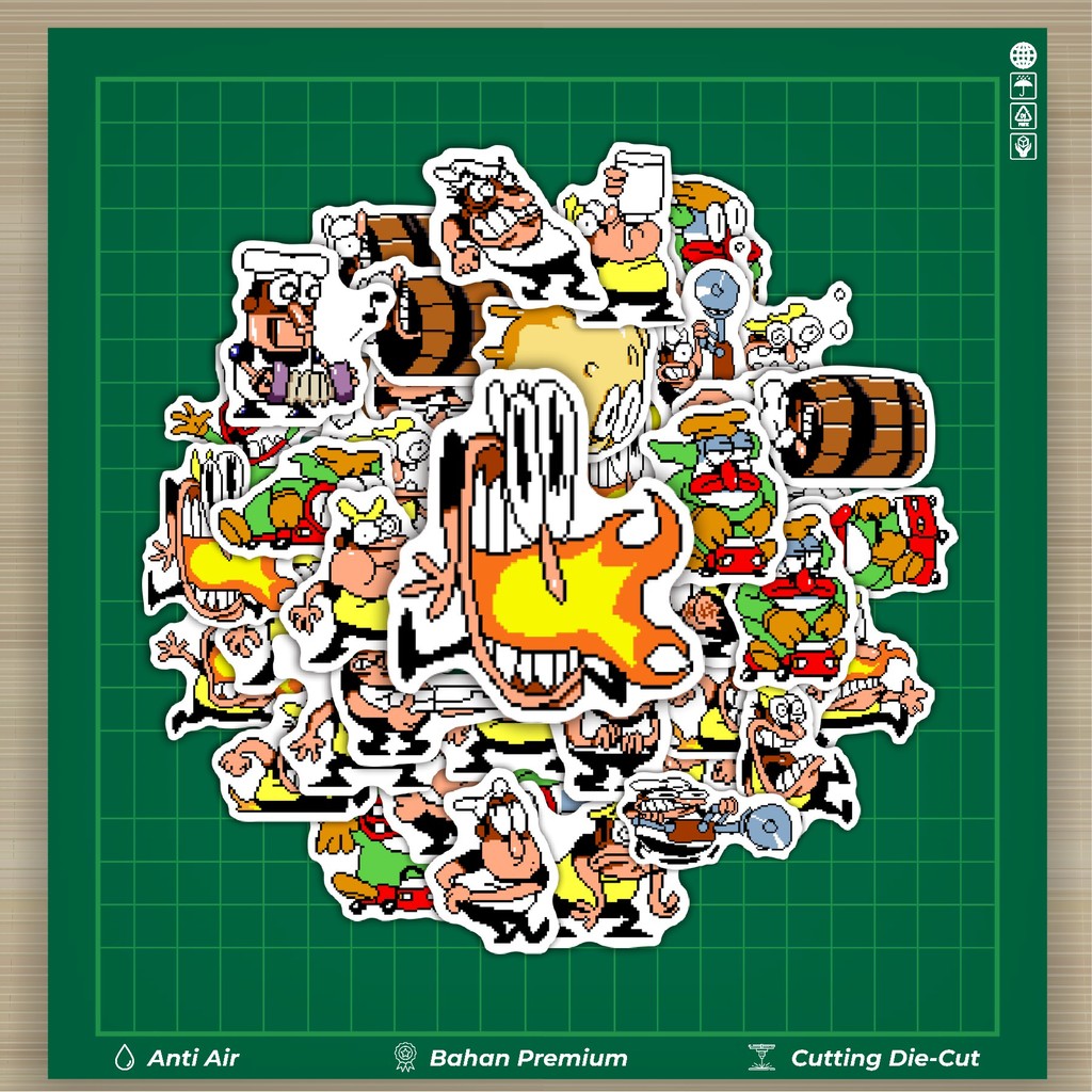

HOT 50 PCS STIKER Stiker Pizza T Pepi V27 Stiker Fashion Cars Decal Dingin Kartu Album Custom Vinyl Anti Air- Sticker Aesthetic Buku Journal Koper Casing HP Tablet Laptop Helm Motor Botol Minum