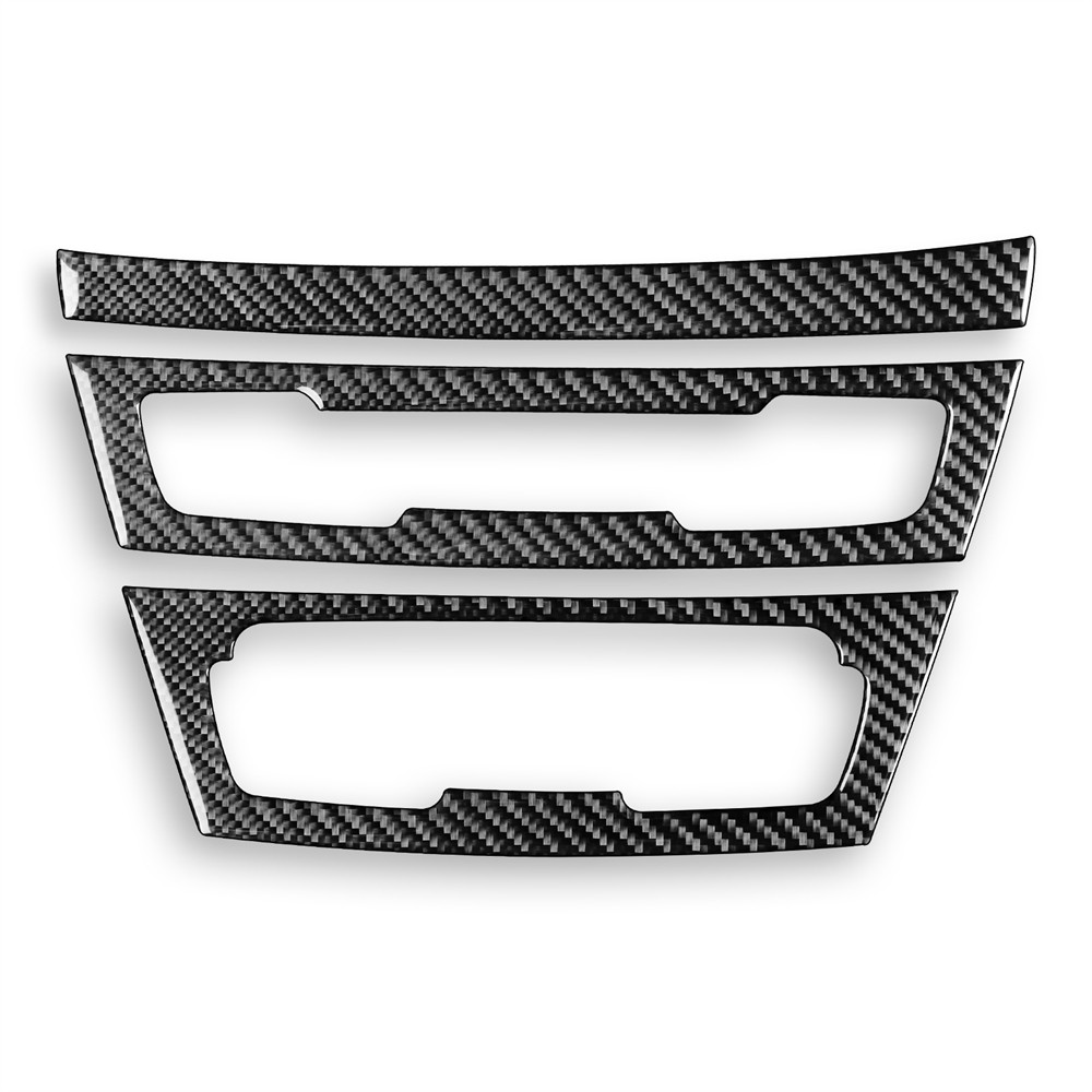 For BMW X1 F48 X2 F39 2018 2019 2020 2021 Carbon Fiber Sticker Radio CD Outlet Shift Lift Panel Car 