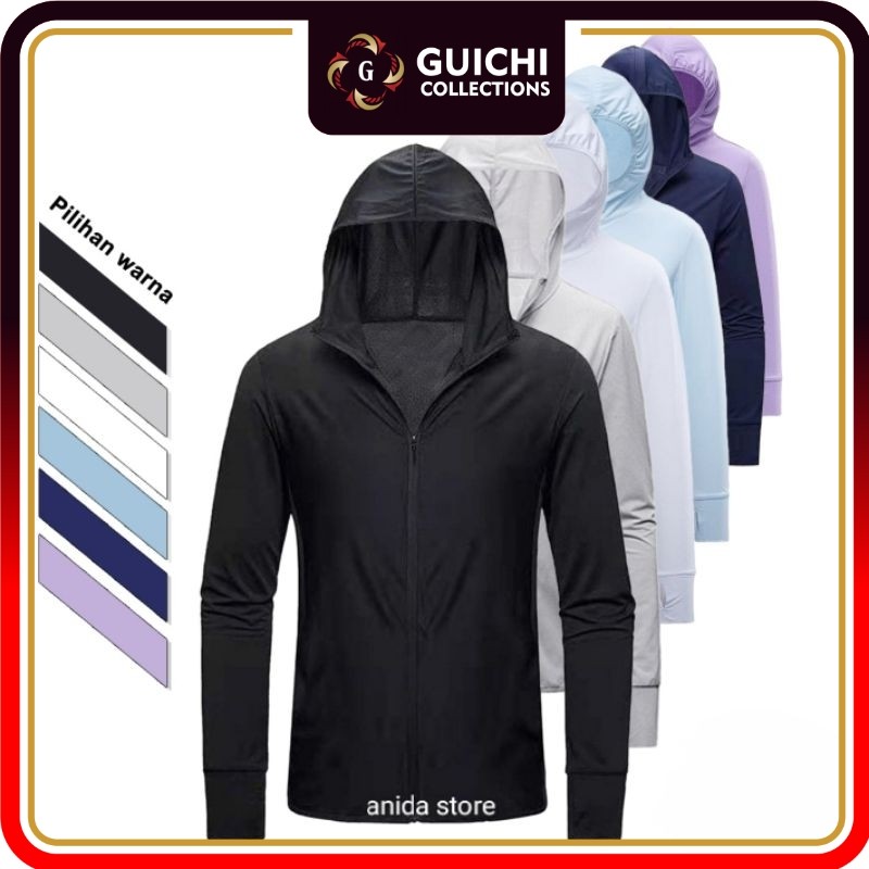 Promo Jaket Anti UV Olahraga Jaket Olahraga Running Lari fitness pria Wanita