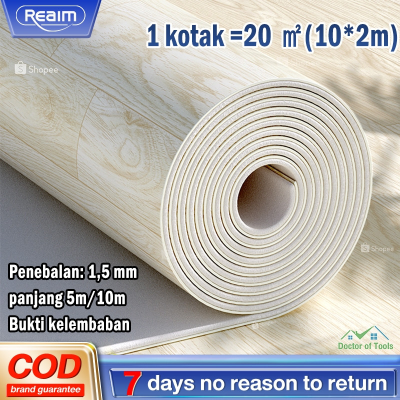 jayya -  KARPET LANTAI VINYL gulungan TEBAL 1.5 MM Ukuran: 2M x 5M /10M /25M GULUNGAN STICKER LANTAI