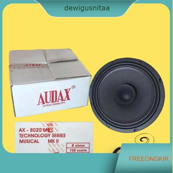 SPEAKER 8 INCH AUDAX AX 8020 M8 FULL RANGE