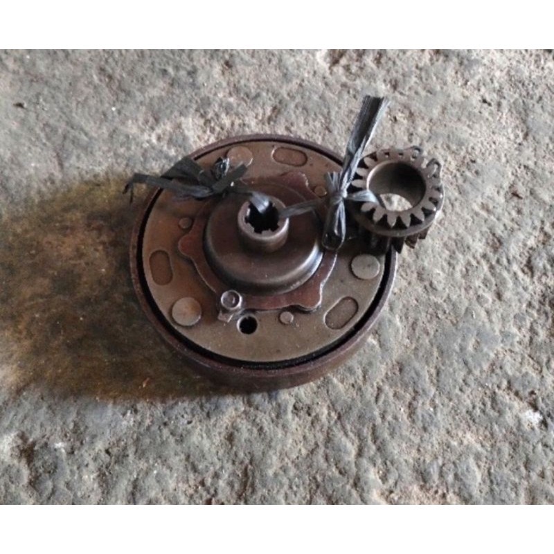 kampas ganda set mangkok ganda lengkap ring tebal tipis original