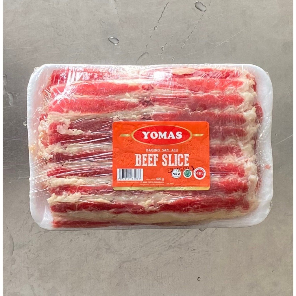 Yomas Beef Slice Yoshinoya Kombinasi 500gr / Daging Sapi Slice Dengan Lemak