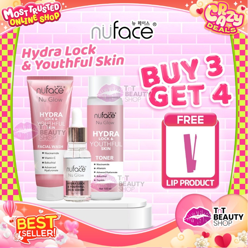 [BUNDLING] Nuface Skincare Fuji 3in1 Nu Glow Hydra Lock & Youthful Package Paket Youthful Anti Aging