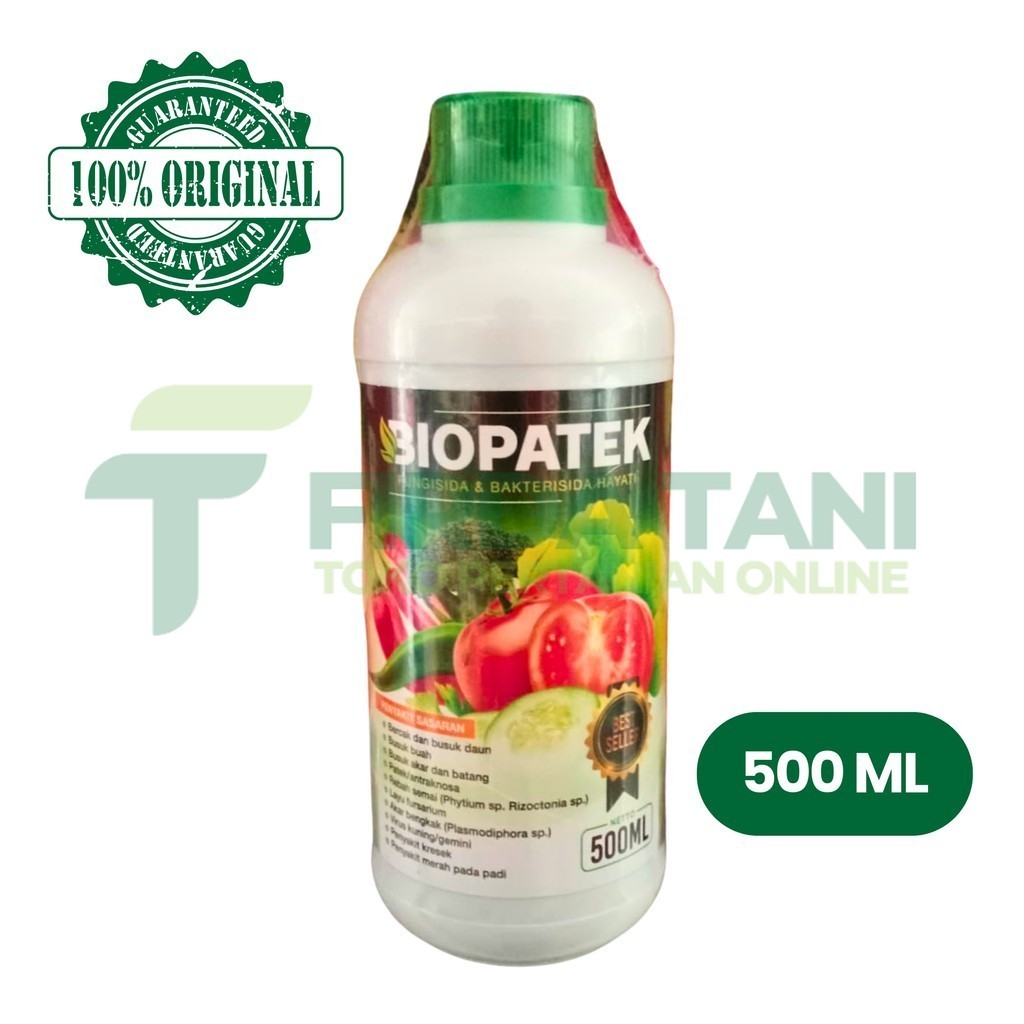 Biopatek 500ml Fungisida Bakterisida Hayati Untuk Padi Palawija Dan Buah