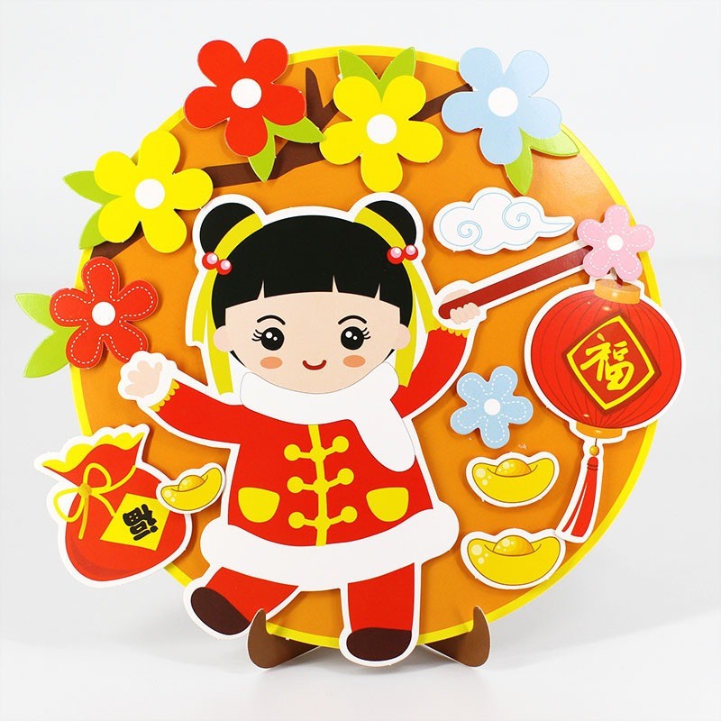 Toysplayers.id paper plate /DIY Piring /  paper plate imlek Anak